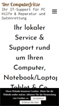 Mobile Screenshot of computerfritze.de